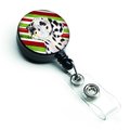 Carolines Treasures Dalmatian Candy Cane Holiday Christmas Retractable Badge Reel SS4561BR